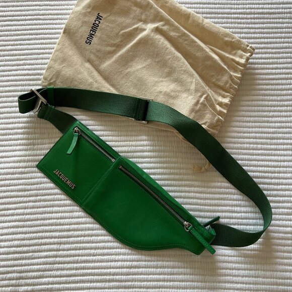 Jacquemus Green Leather Belt Bag - Picture 1 of 8